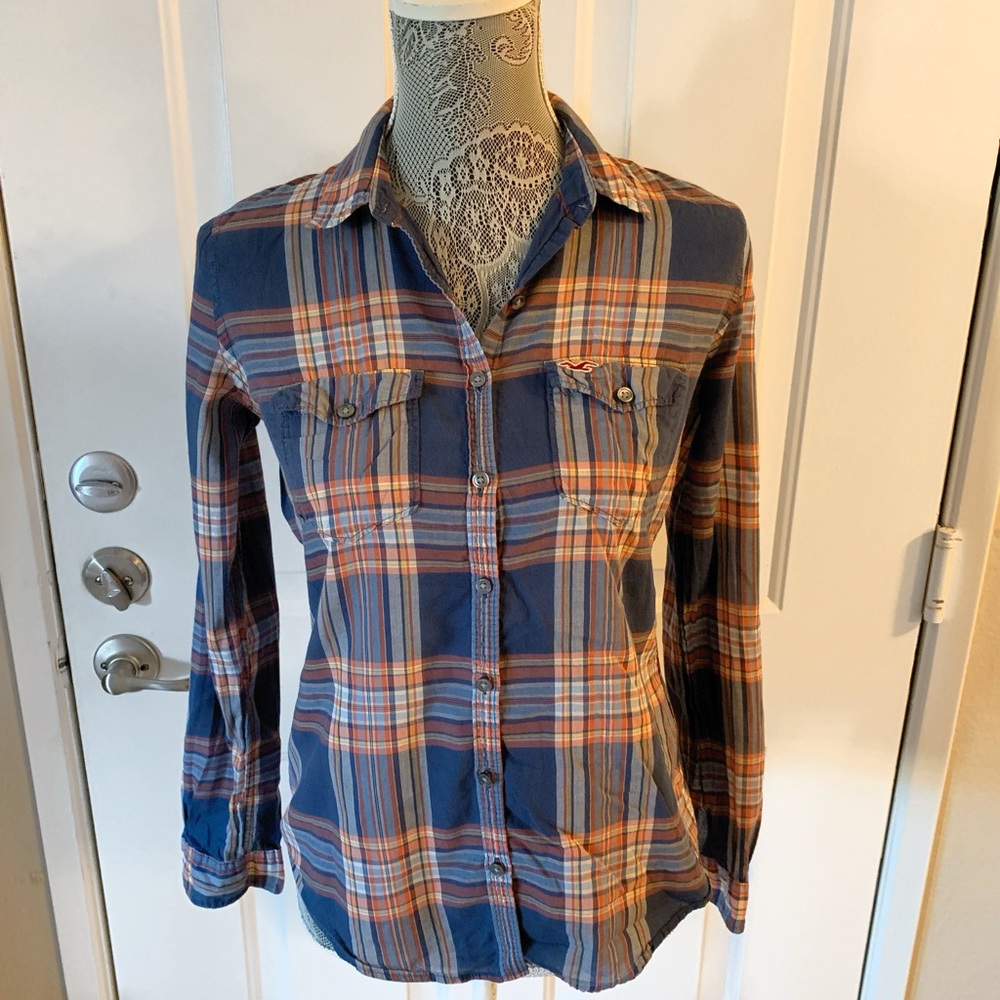 Hollister Plaid Button Down